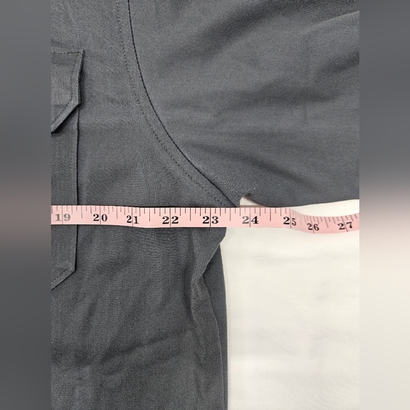 Carhartt Relaxed Fit Button Up Short Sleeve Grey Men's Size Large - Picture 4 of 6